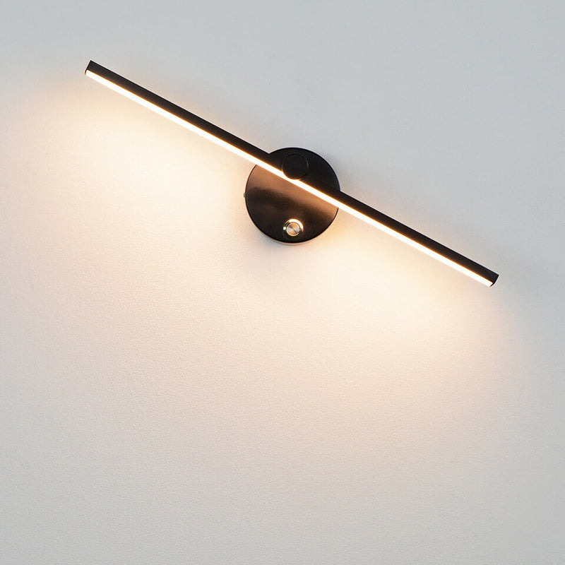 مصباح حائط LED بمفتاح شريط طويل من الألومنيوم بأسلوب الشمال البسيط 