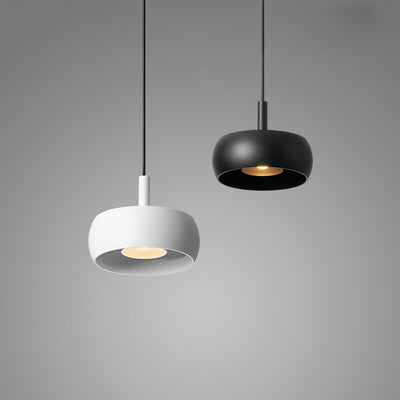 Nordic Minimalist Dome Aluminum LED Retractable Pendant Light