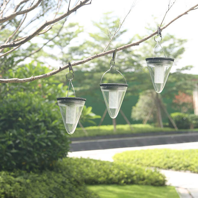 Solar Triangle Cone LED Outdoor Waterproof Decorative Landscape Light