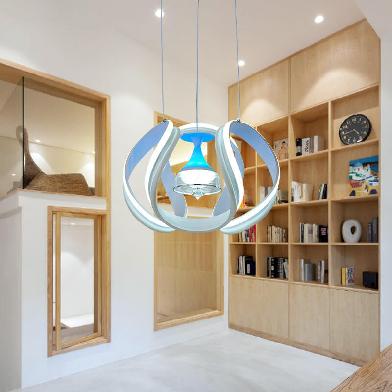 Lámpara de Araña LED de Combinación de Línea Creativa Nórdica 