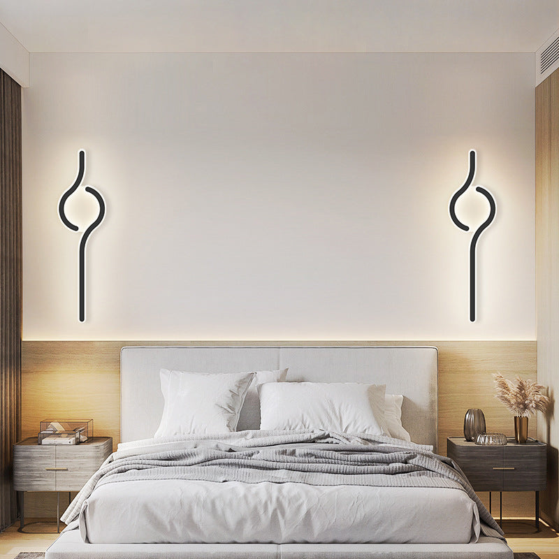 مصباح حائط LED بتصميم تاي تشي إبداعي من الأكريليك الحديث 