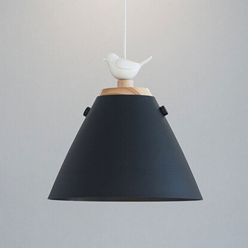 Nordic Aluminum Bird Decorative Ring 1-Light Pendant Light