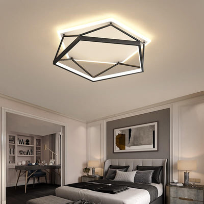 ضوء السقف LED بتصميم هندسي بسيط على الطراز الشمالي 