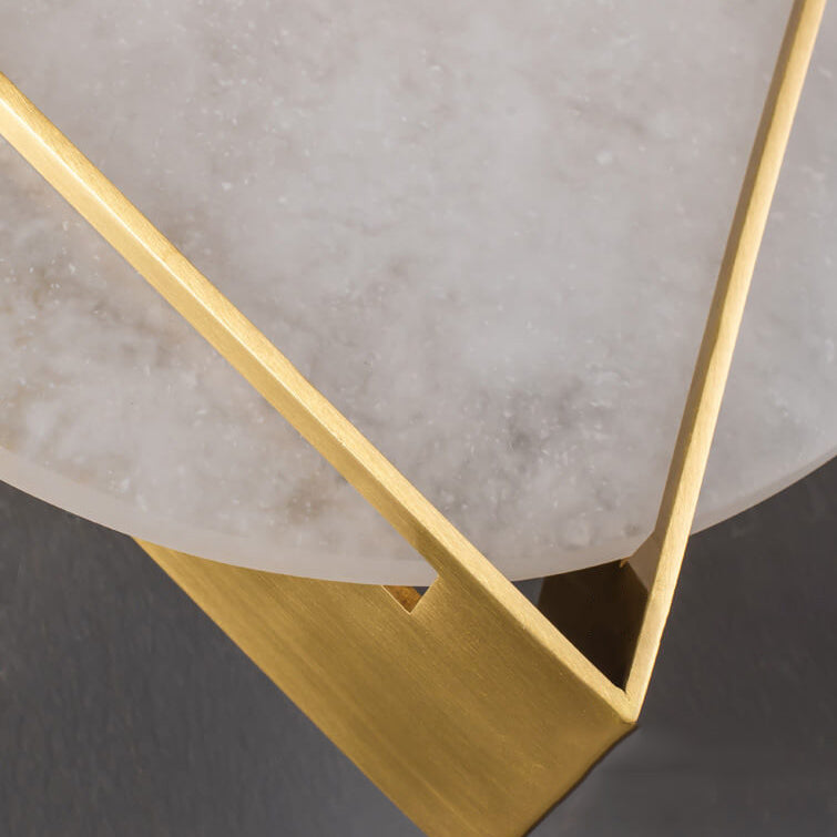 Applique murale LED en lucite ronde de luxe moderne chinoise 