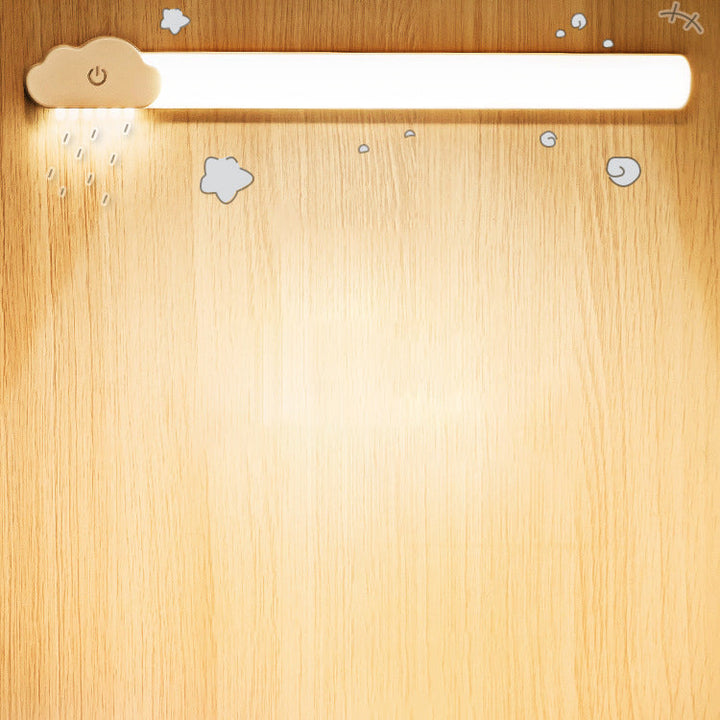 Lámpara de pared LED recargable de tubo simple con protección ocular 