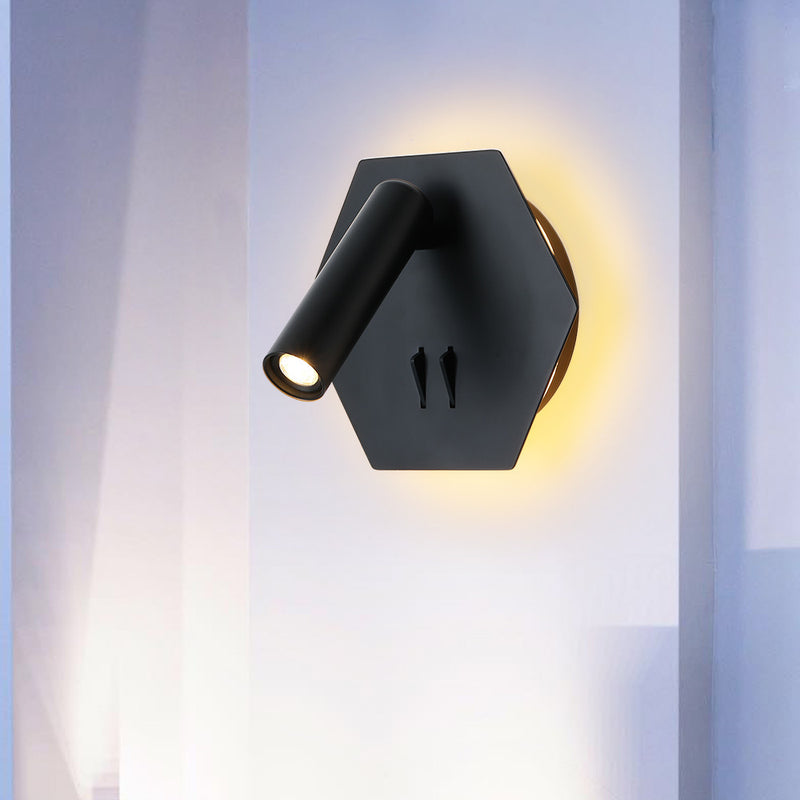 Lampe murale à LED réglable hexagonale Nordic Light Luxury 