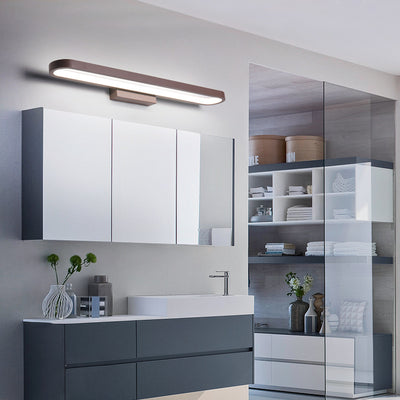 Lámpara de Aplique de Pared Frontal de Espejo LED Minimalista Europea Circular de Aluminio 