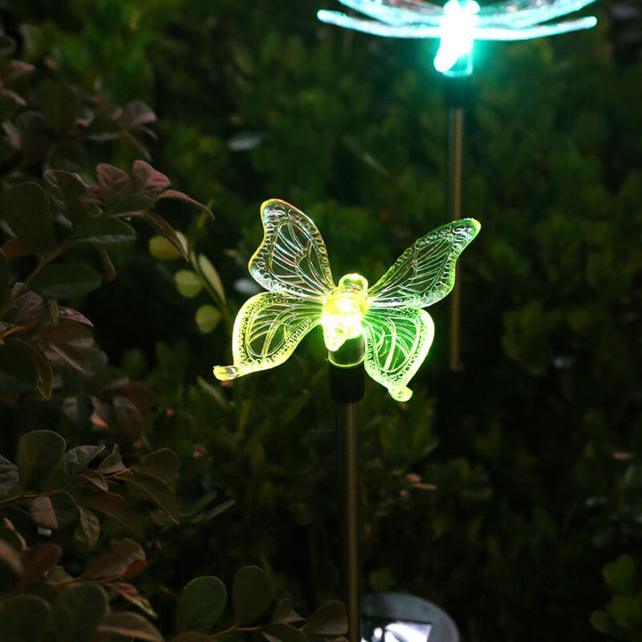 Animaux créatifs modernes pelouse extérieure solaire LED jardin sol insérer lumière de paysage 