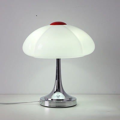 Modern Mushroom Glass Iron Plating 4-Light Table Lamp