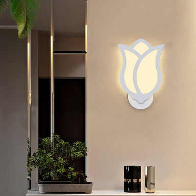 Modern Minimalist Creative Rose Design LED Wall Sconce Lamp