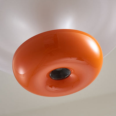 Moderne, minimalistische, einfarbige LED-Pendelleuchte aus Qualleneisen 