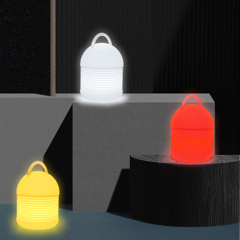 Moderne PE Kreative Tragbare Bunte Nachtlicht LED Tischlampe 