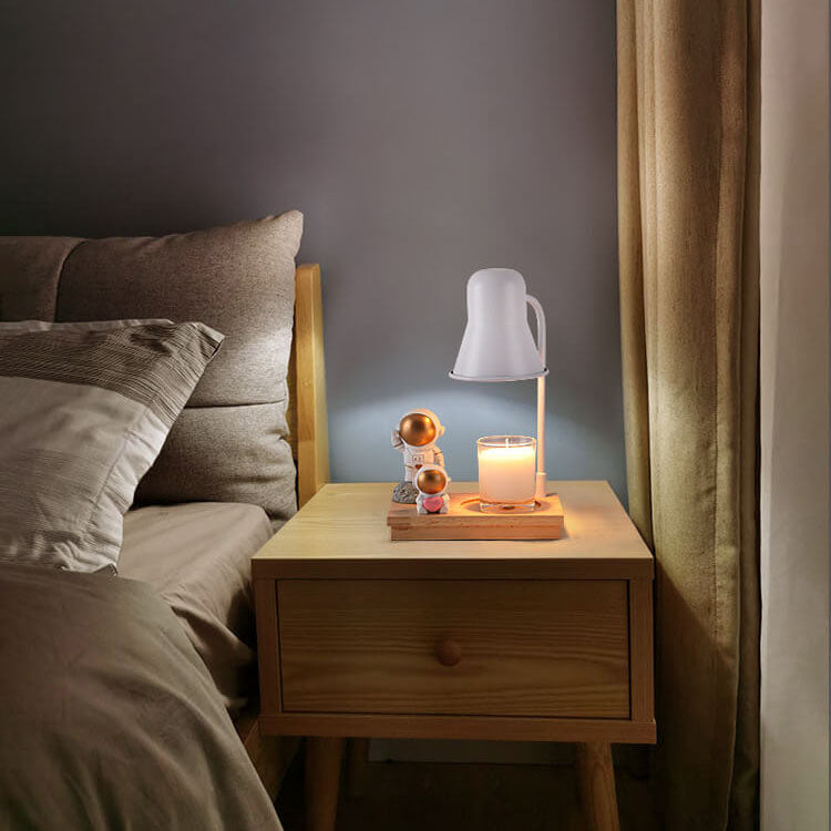 Lampe de table à 2 lumières en cire fondante aromathérapie moderne astronaute 