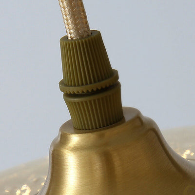 Modern All-copper Minimalist Cylindrical 1-Light Pendant Light