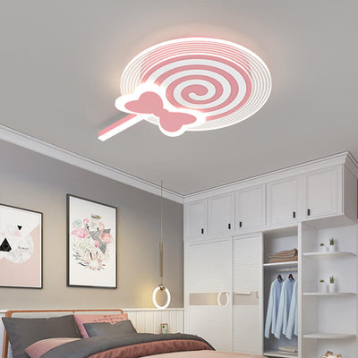 LED-Unterputzleuchte im kreativen kindlichen Cartoon-Lollipop-Design 