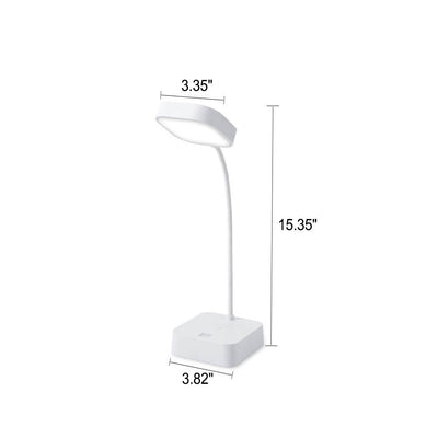 Lampe de bureau LED tactile pliable rechargeable carrée simple pour le soin des yeux 