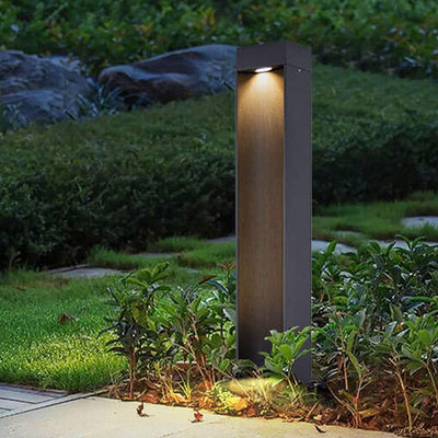 Einfache quadratische Rasenlicht-Aluminium-LED-Gartenweg-Lampe für den Außenbereich 