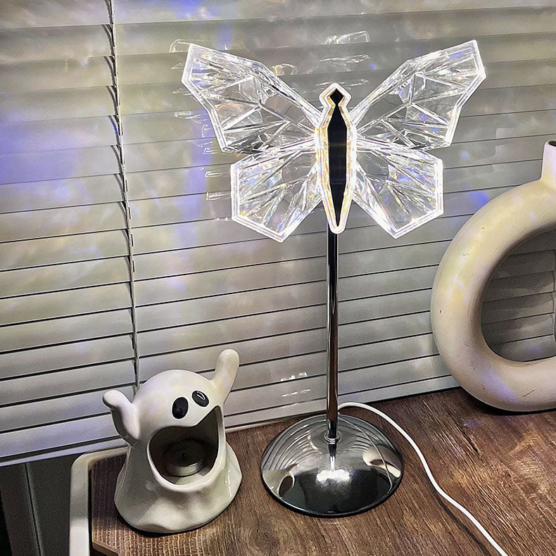 Nordische kreative Schmetterlings-Acrylform LED USB-Tischlampe
