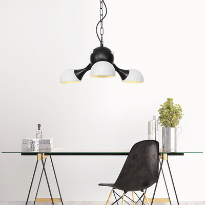 Industrial Vintage Round Dome 3/4/5 Light Island Light Chandelier