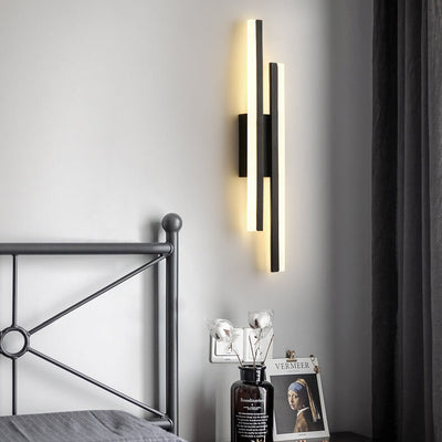 Modern Minimalist Lines Iron Acrylic LED Wall Sconce Lamp