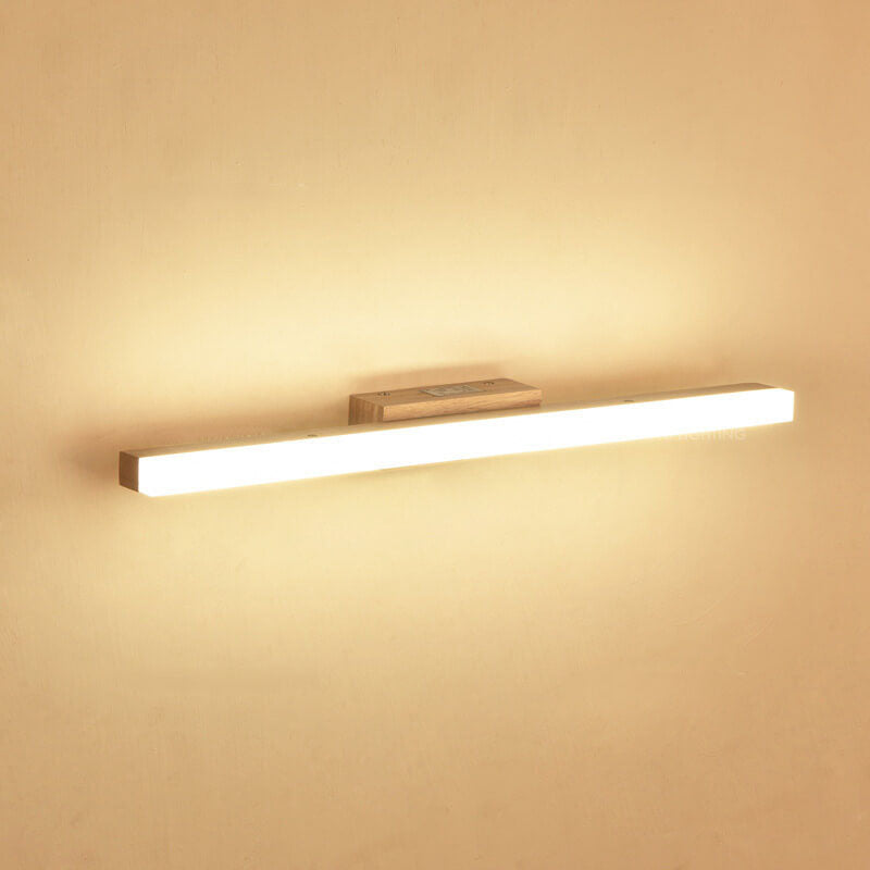 Lámpara de pared LED con espejo anti-vaho impermeable de acrílico moderno 