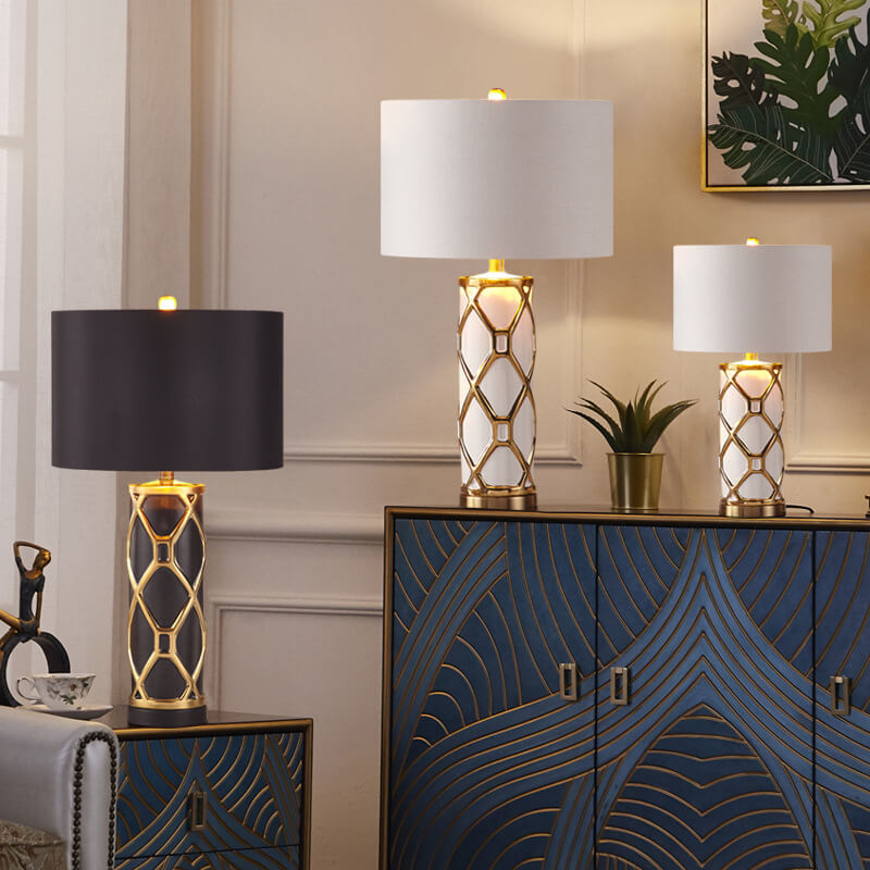 Nordic Light Luxus-Keramik-Tischlampe mit 1 Leuchte