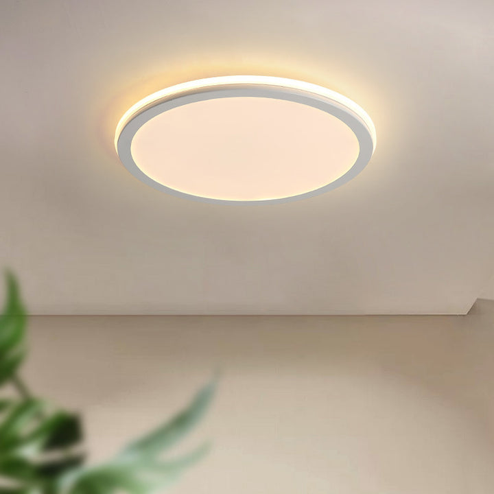 Moderne Kreativkreis Eisen LED Deckenleuchte 