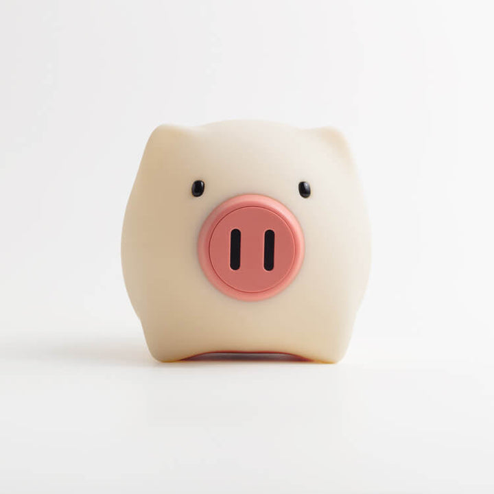 Lampe de table décorative avec veilleuse LED tactile en forme de cochon mignon et créatif 