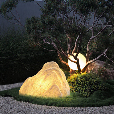 Modern Stone Rockery Outdoor Waterproof LED Garden Landscape Light