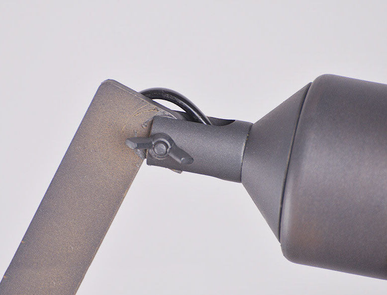 Industrial Iron Creative Steel Ruler 1-Licht-Tischlampe 