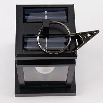 Solar LED Candle Light Square Lantern Outdoor Light