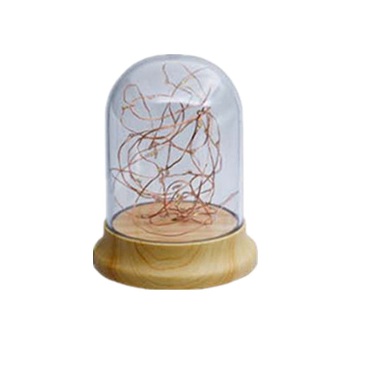 Contemporary Creative ABS PC Fire Tree Night Light USB LED Table Lamp For Bedroom