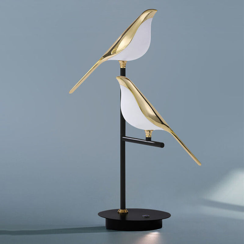 Nordic Minimalist Magpie Bird LED Table Lamp