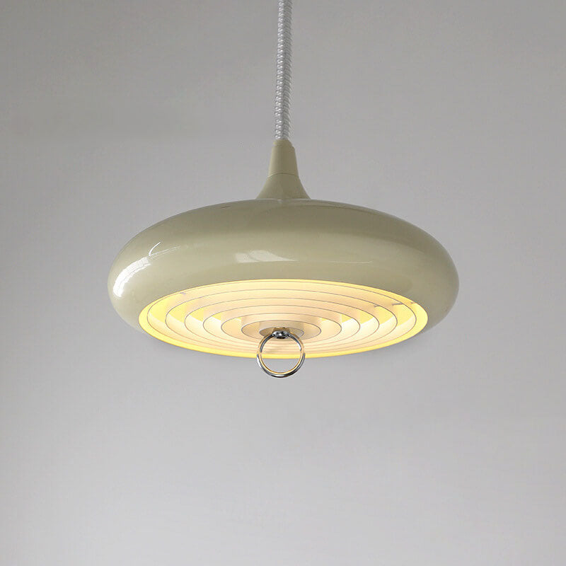 Moderner minimalistischer reiner weißer, höhenverstellbarer Eisen-Acryl-3-Licht-Kronleuchter 