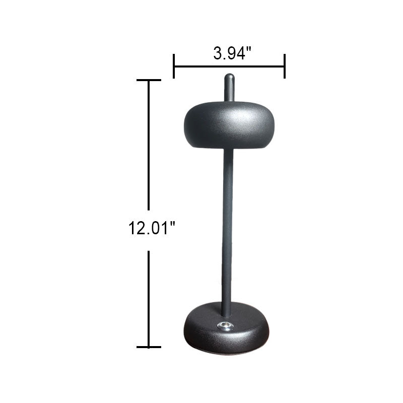 Modern Minimalist Round Drum LED Touch Table Lamp