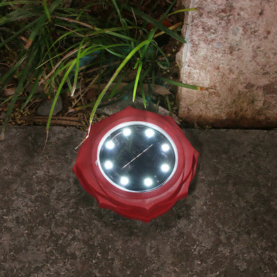 ضوء حديقة LED أرضي يعمل بالطاقة الشمسية مقاوم للماء للحديقة الخارجية 