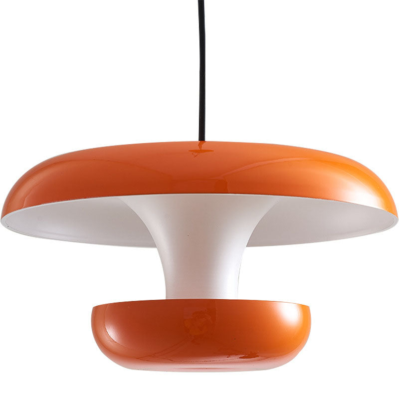 Moderne, minimalistische, einfarbige LED-Pendelleuchte aus Qualleneisen 