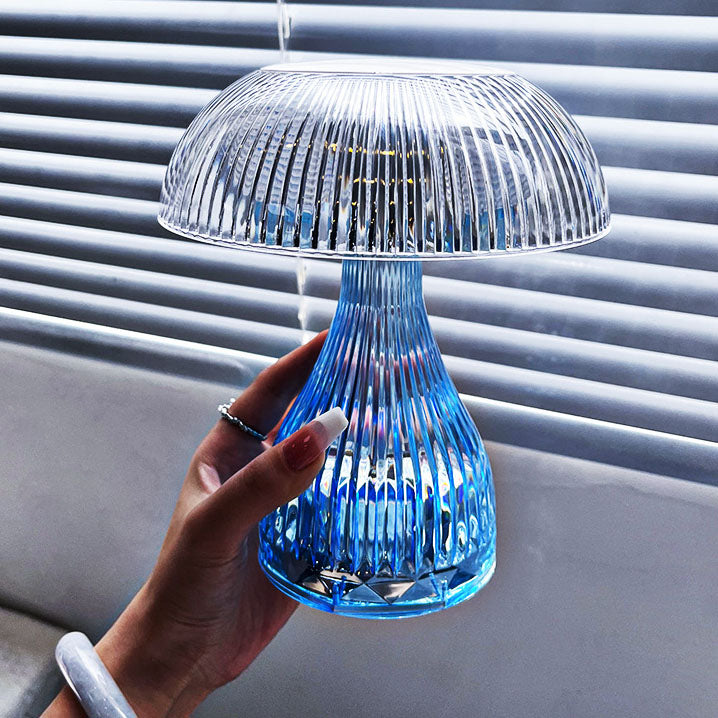 Lampe de table LED USB méduse en acrylique créatif 