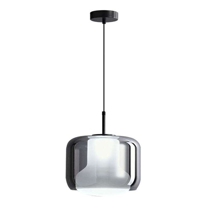 Lámpara colgante moderna minimalista de cobre acrílico con 1 luz 