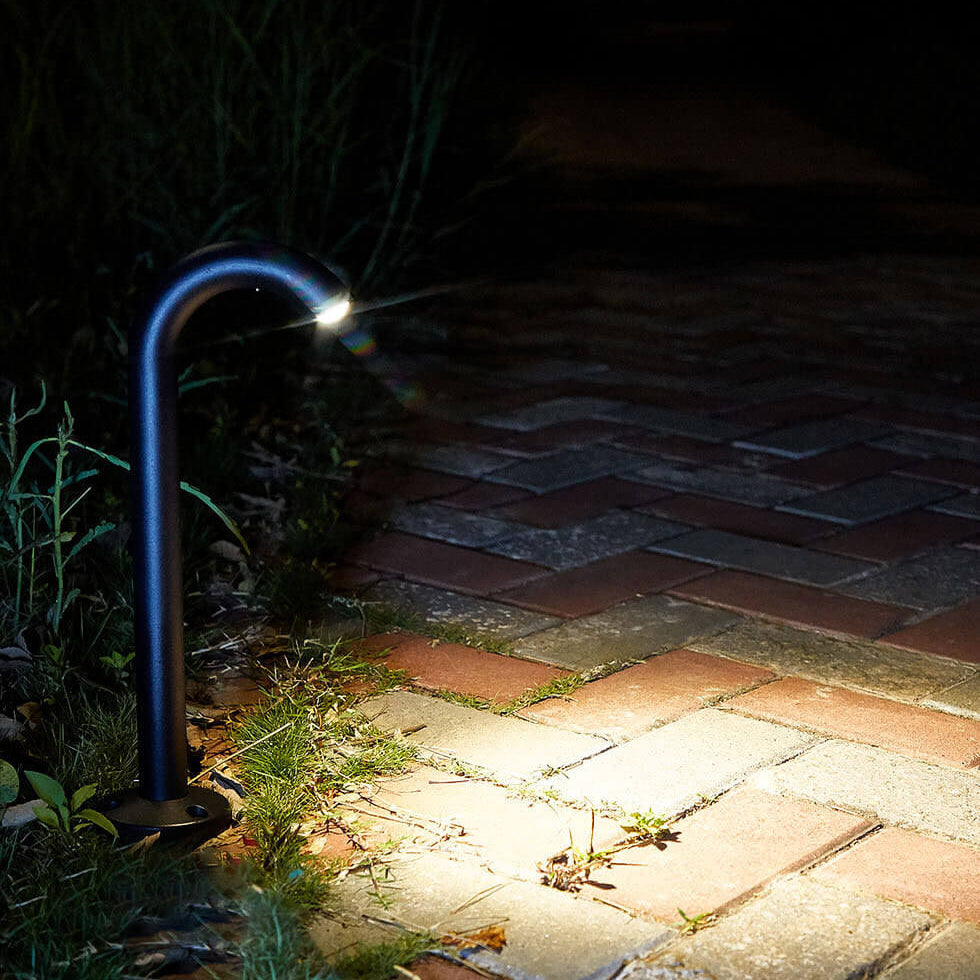 Diseño de Grifo Flexible Impermeable Luz de Piso para Césped Exterior LED 