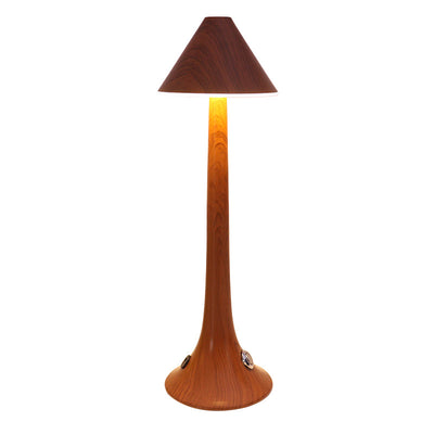 Nordic Creative Wood Grain Iron Acrylic LED Night Light Table Lamp