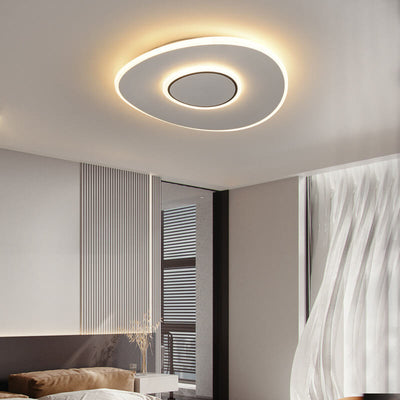 Modern Minimalist Square Round Ultra-Thin LED Flush Mount Ceiling Light