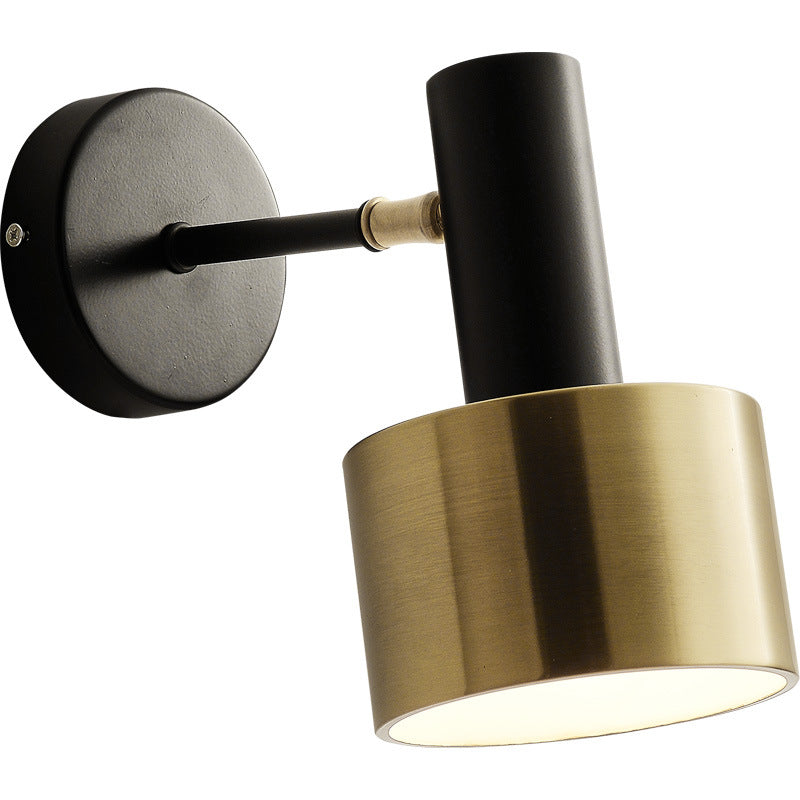 Nordic Minimalist Classic Iron 1-Light Wall Sconce Lamp