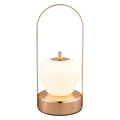 Creative Vintage Apple Shape Portable Rechargeable LED Table Lamp