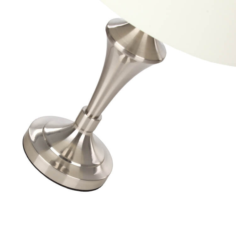 Nordic Minimalist Beige Fabric 1-Light Table Lamp