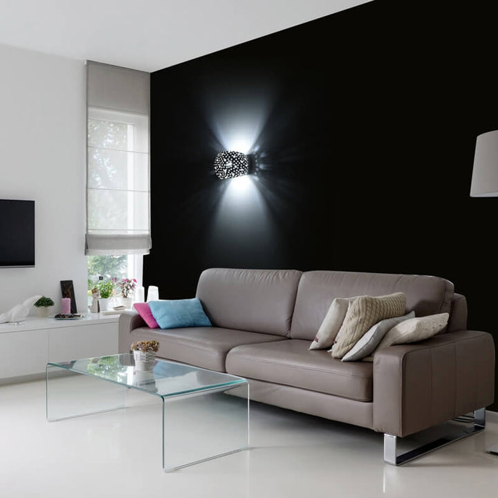 Lámpara de Aplique de Pared de 1 Luz de Yeso Hueco Minimalista Moderno 