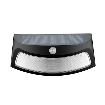 Modern Intelligent Light Control Waterproof Outdoor Patio Solar LED Wall Sconce Lamp