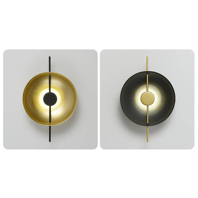 Nordic Creative Round Disc Long Pole LED Wall Sconce Lamp