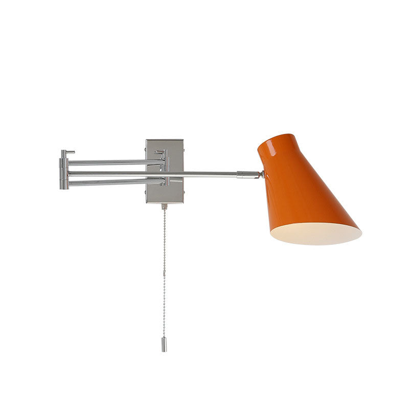 Nordic Horn Cone Iron Rotating 1-Light Wall Sconce Lamp