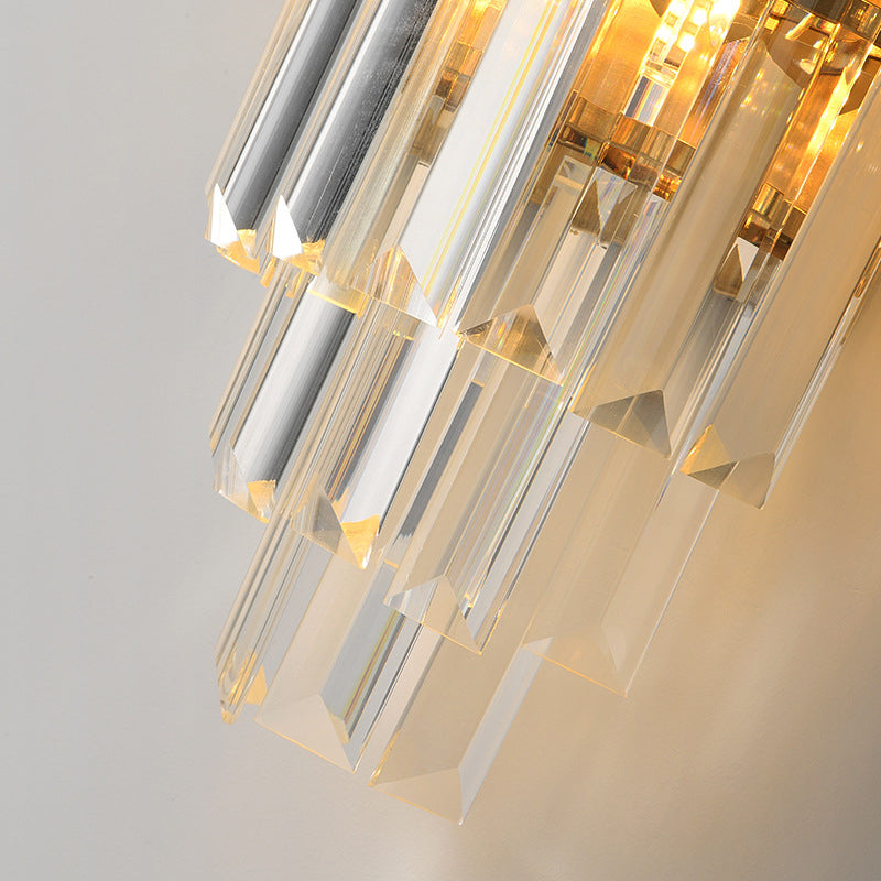 Nordic Light Luxury Crystal 1-Light Wall Sconce Lamp